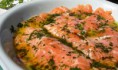 Salmón marinado, comida española